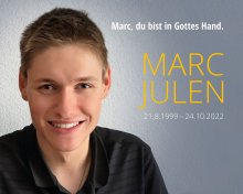 Marc, du bist in Gottes Hand